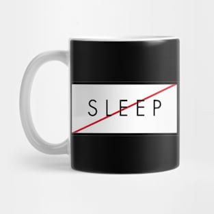 Caution Sleep Mug